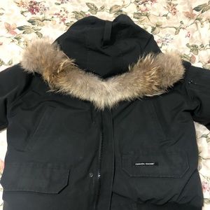 Black Canada goose parka
